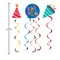 Creative Converting Hats Off Happy Birthday Dizzy Danglers, 18PK 372508 - alternate 3